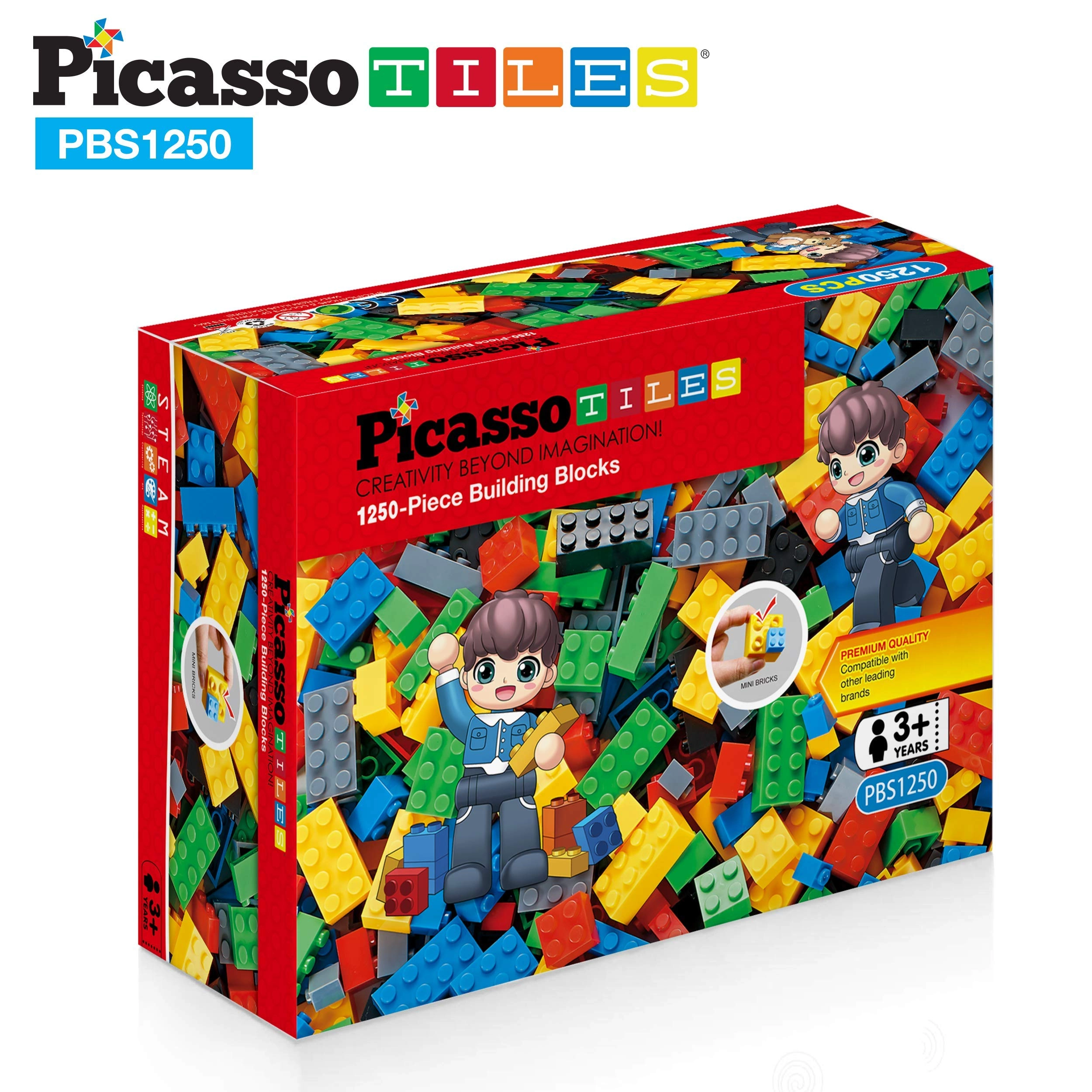 Magnetic Building Blocks - 1250pcs