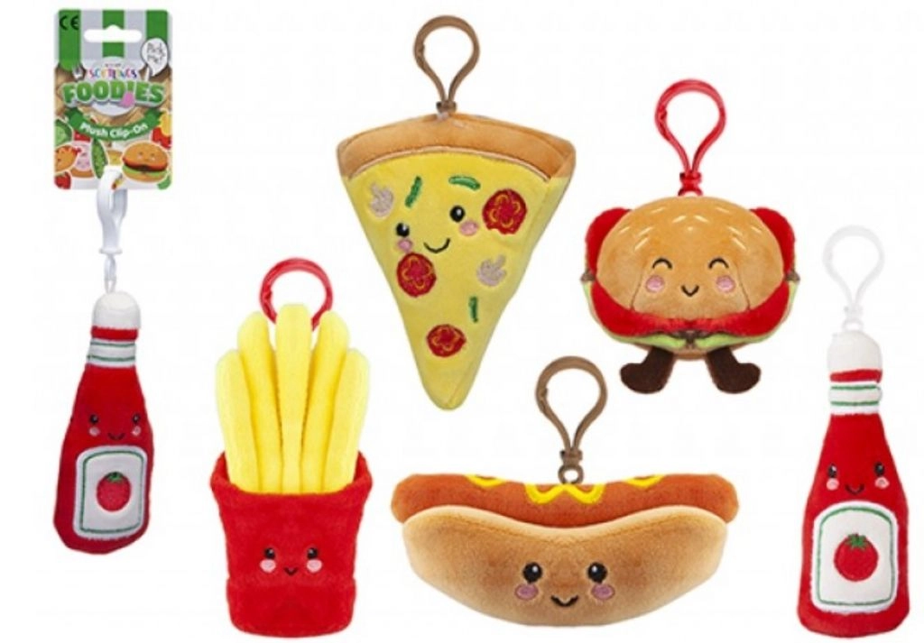 Generic Fast Food Foodies Clip On 12 cm Plush
