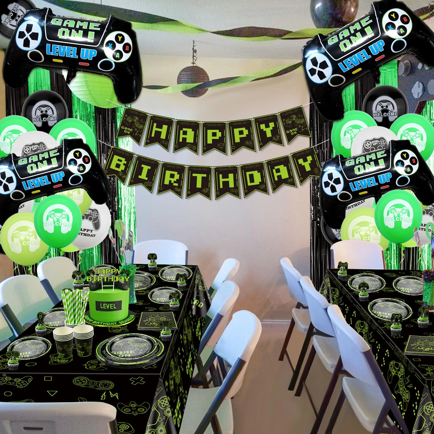 Video Game Party Supplies - 20 Birthday Kit