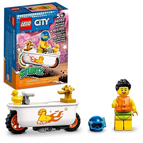 City Bathtub Stunt Bike (60333) - Flywheel-powered
