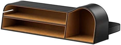 Elegant Car Storage Box - Faux Leather Rectangular