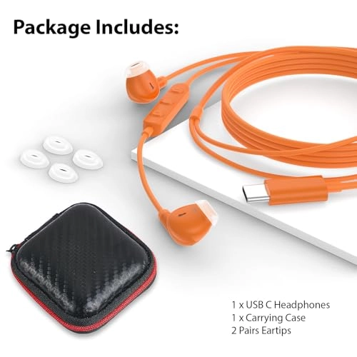 USB C Headphones - Wired Earbud