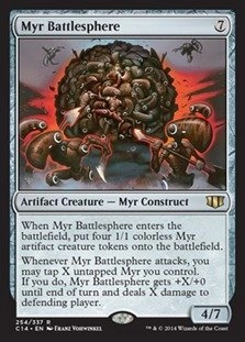 Magic: the Gathering Myr Battlesphere 254/337 - Commander 2014