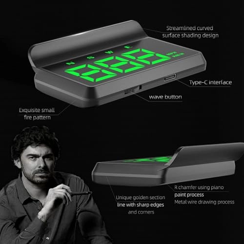HUD Display - GPS Speedometer Auto Brightness