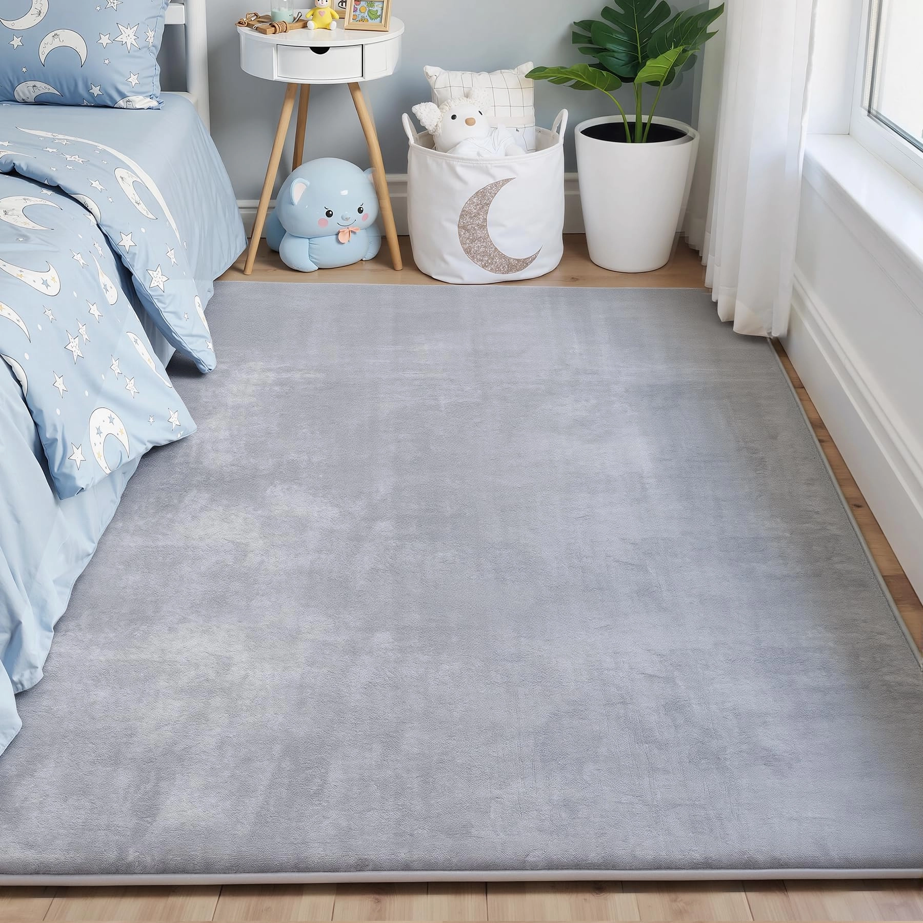 Baby Play Mat - 59x79 1.2-inch Light Grey