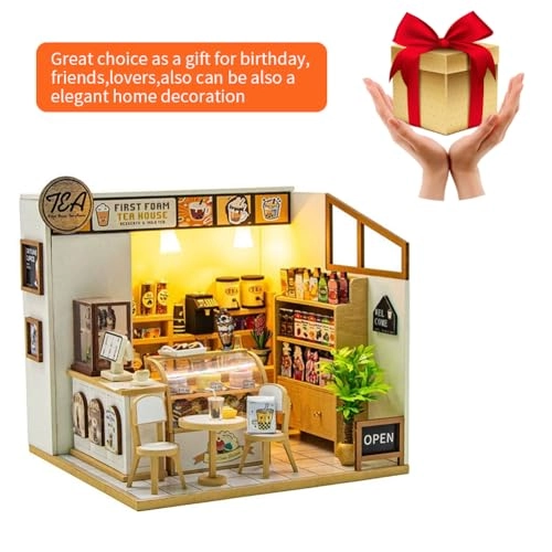 3D Wooden Puzzle Bookshelf Insert - Library of Books 1:24