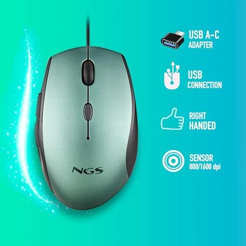 Moth Gray Optical Mouse - USB