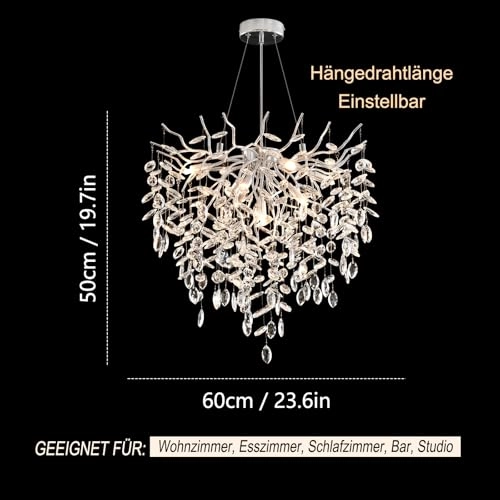 Crystal Chandelier - 60 CM G9