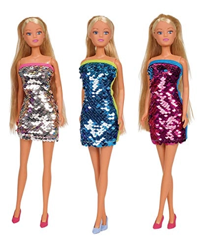 Steffi Love Fashion Doll - 29 cm Rainbow Sequin Dress Ages 3+