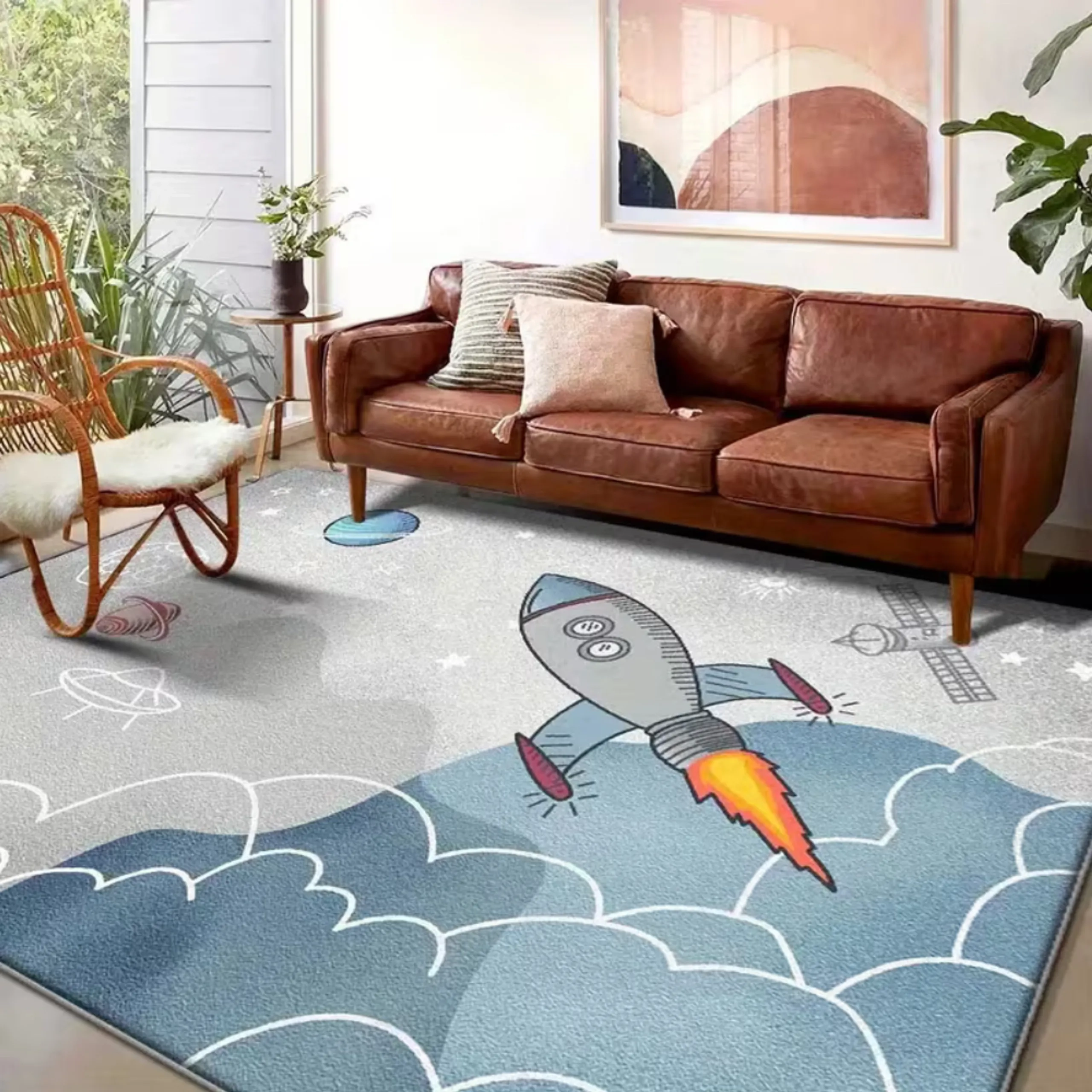 Space Cushion Play Mat - Suitable for 0 month and above
