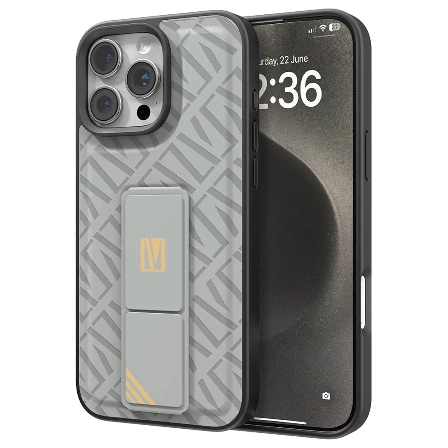 Morphix Cuero Gripstand Case for iPhone 16 Pro Max