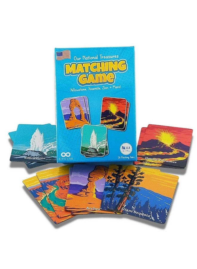 Better Me Our National Treasures Matching Game - Ages 3 & Up