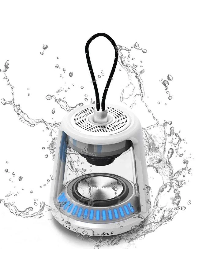 Aquilasonus Lamp - Compact Waterproof Bluetooth Speaker White