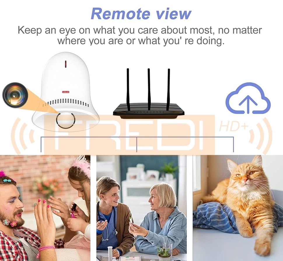 WiFi Door Bell Hidden Camera - 32GB 1080P