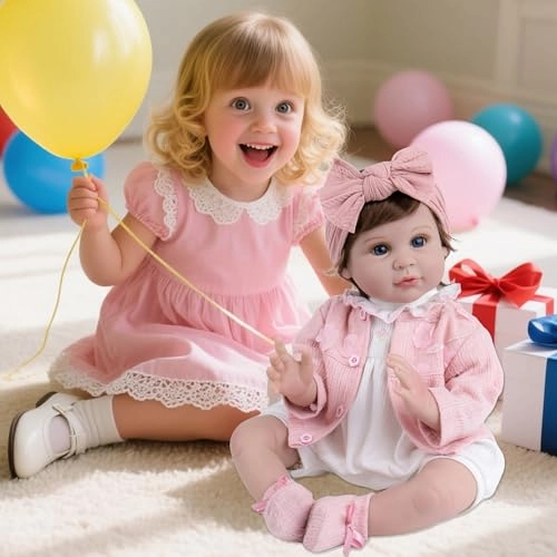 Reborn Baby Doll - 22 inch Vinyl Girl Ages 3+