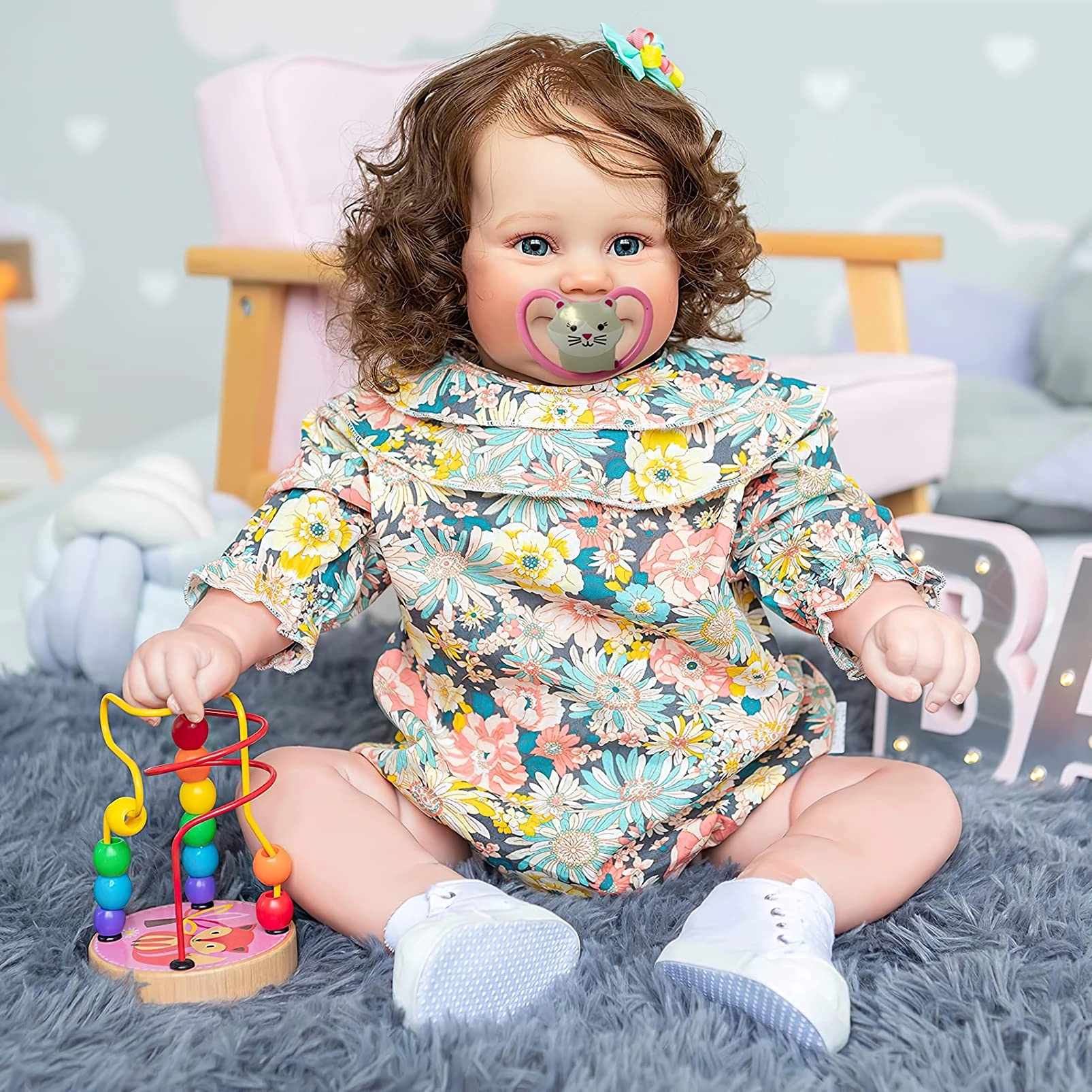 Reborn Toddler Doll - 24 inch Silicone Vinyl Ages 3+