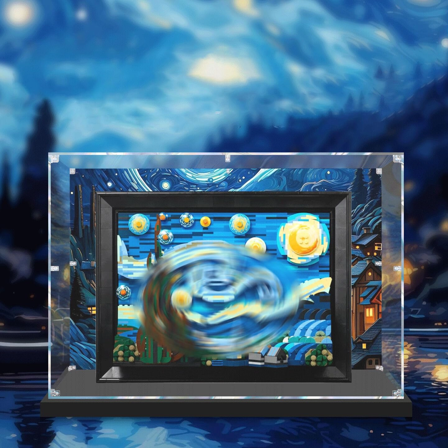 Acrylic Display Case - Compatible with 21333 42 x 15 x 35 cm