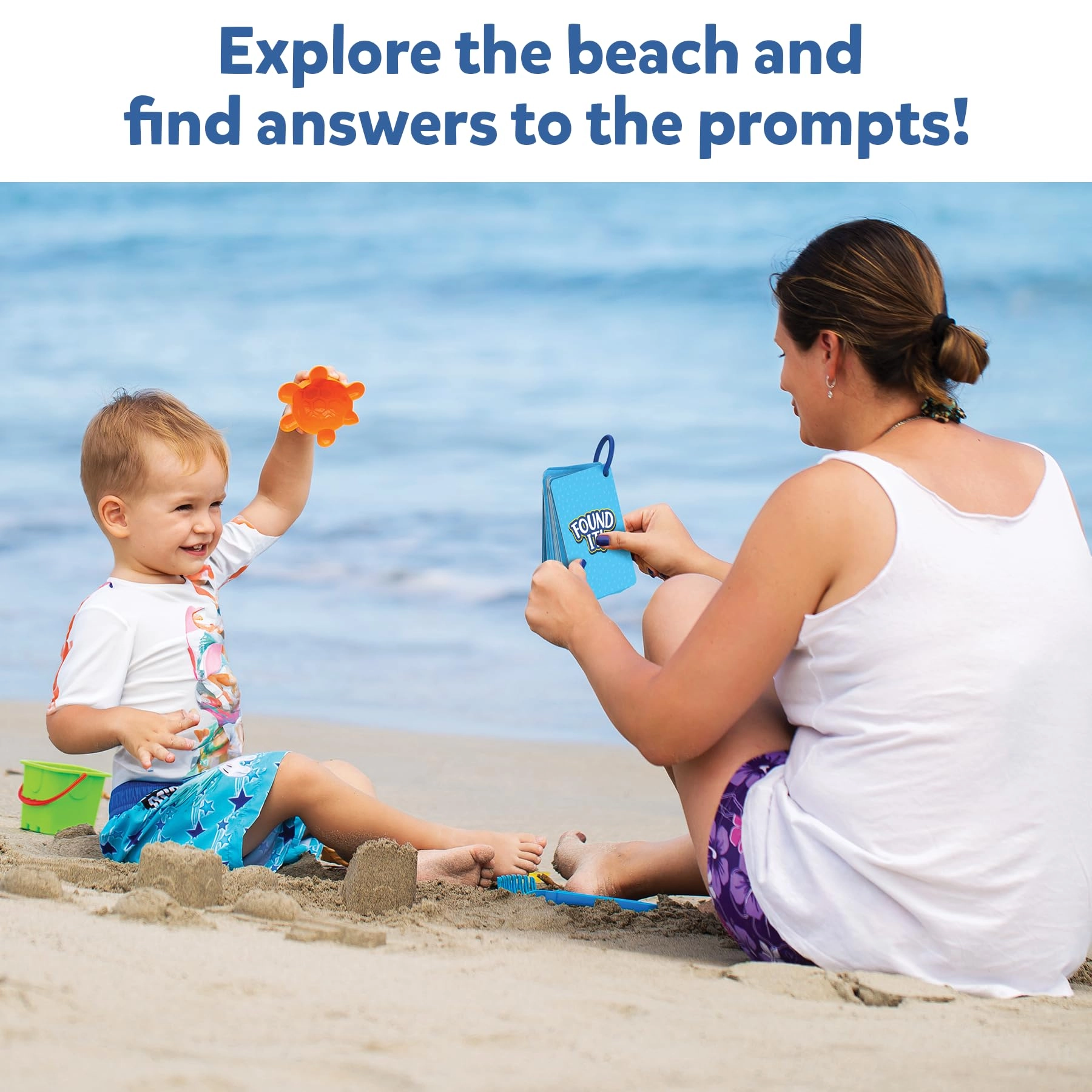 Found It Beach - Scavenger Hunt Card Game 50 Waterproof Cards