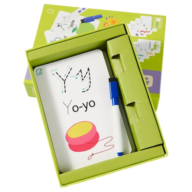 52 Write and Wipe Cards ABC and 123 - 4 +