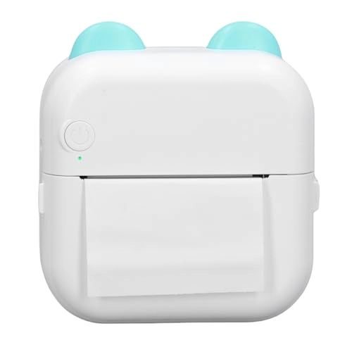 Miniature Photo Printer - 7 Color Breathing Light Thermal