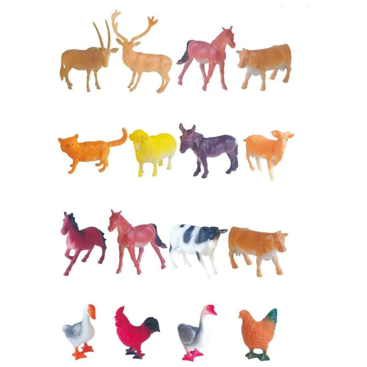 Safari Animals Collectable Toys (ALGT-999A-22) 4 pcs