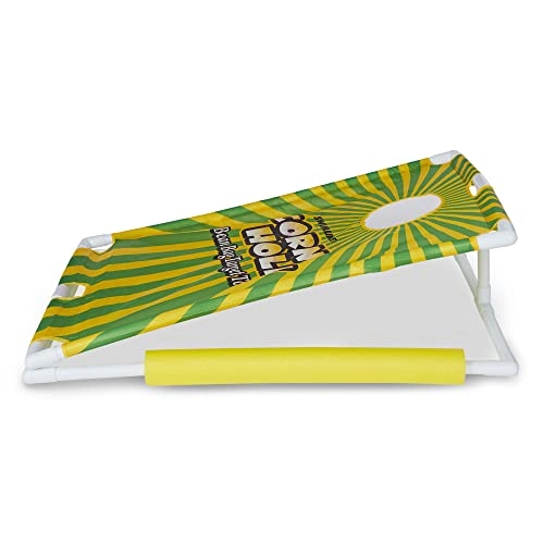 Cornhole Game - Orange/Green Floating