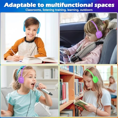 Classroom Kids Headphones Wired Headphone 20 Pack