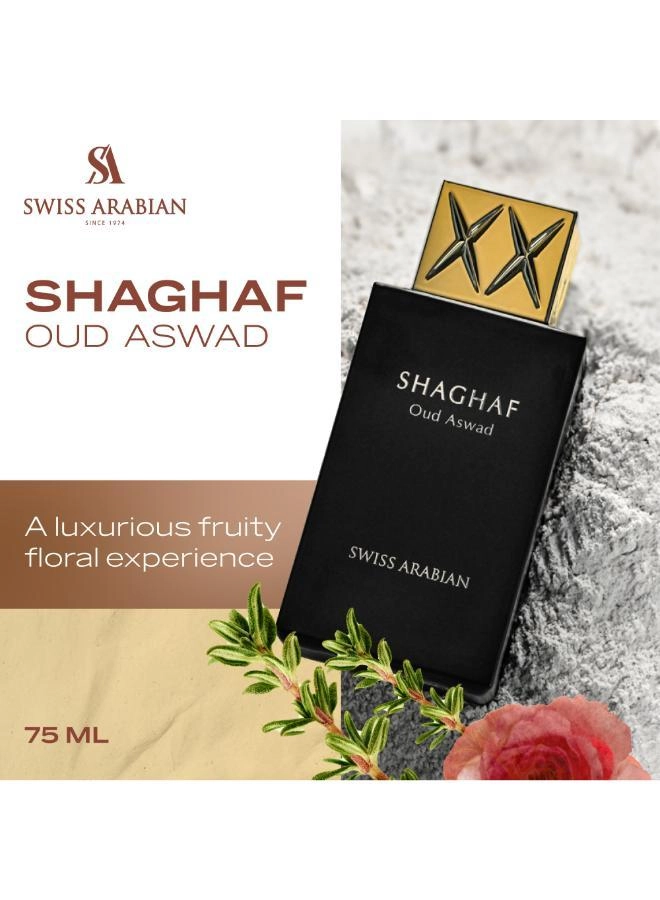 Shagaf Oud Aswad 985 Eau de Parfum 75ml