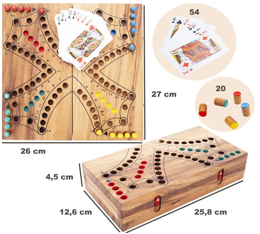 Tock - Wooden 4 Players