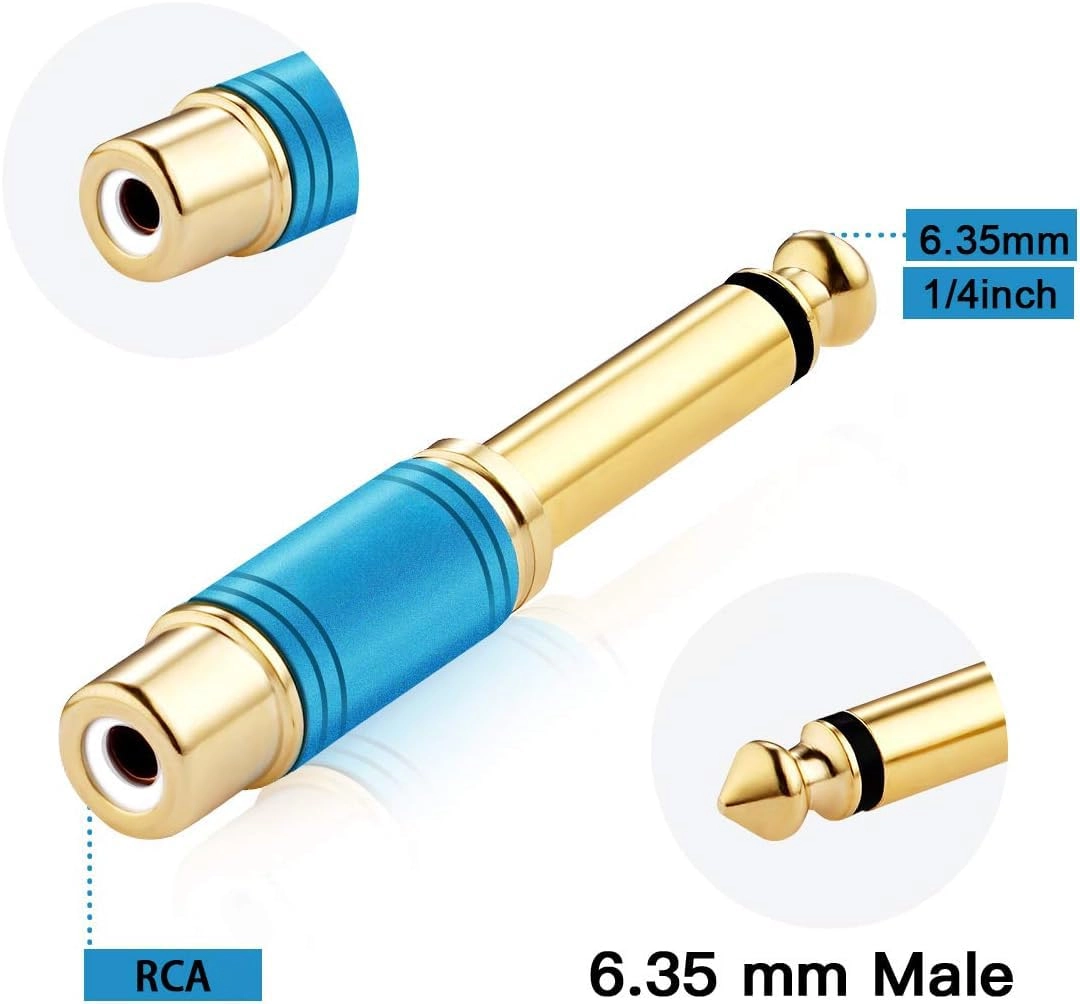 RCA to 1/4 Adapter Pack