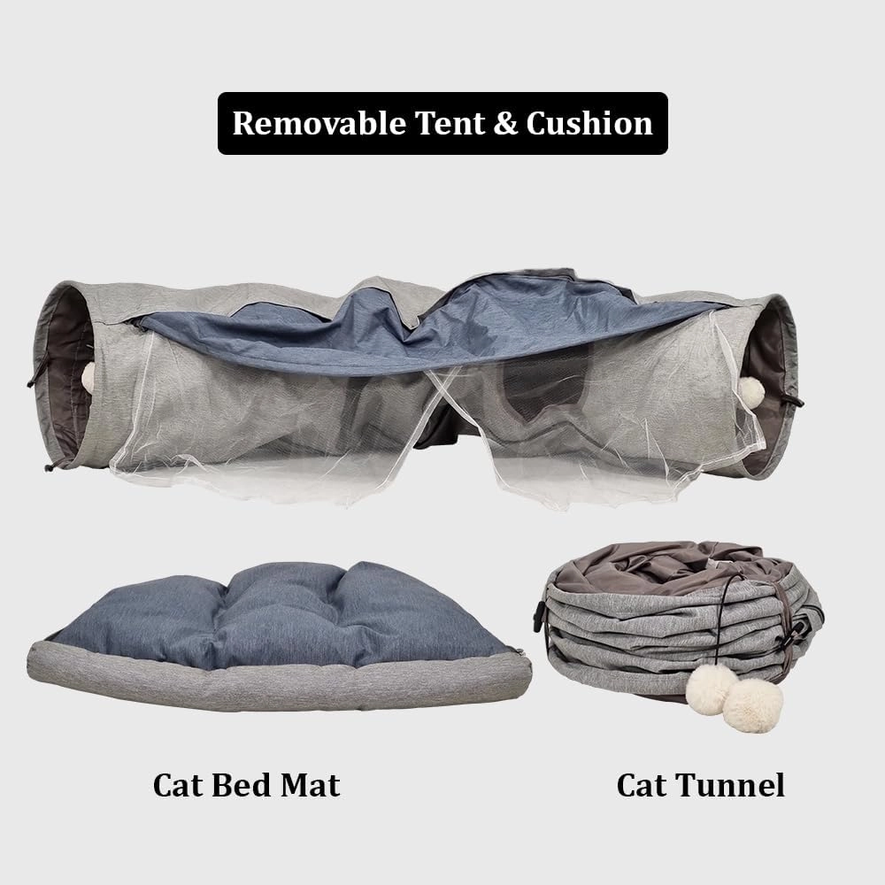 Cat tunnel bed