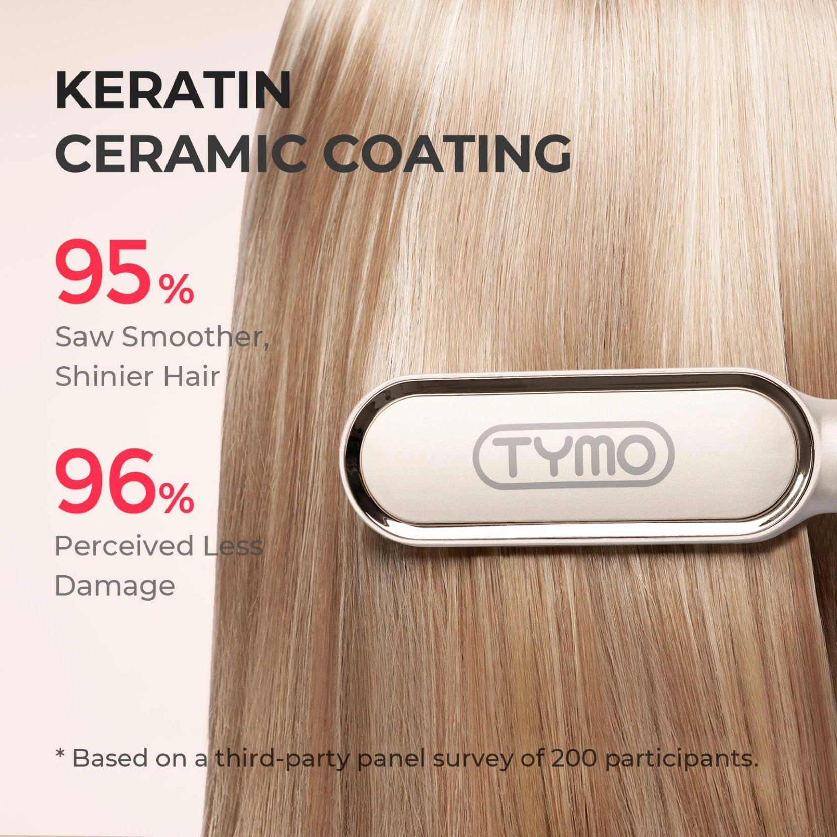 Ring Hair Straightener Brush