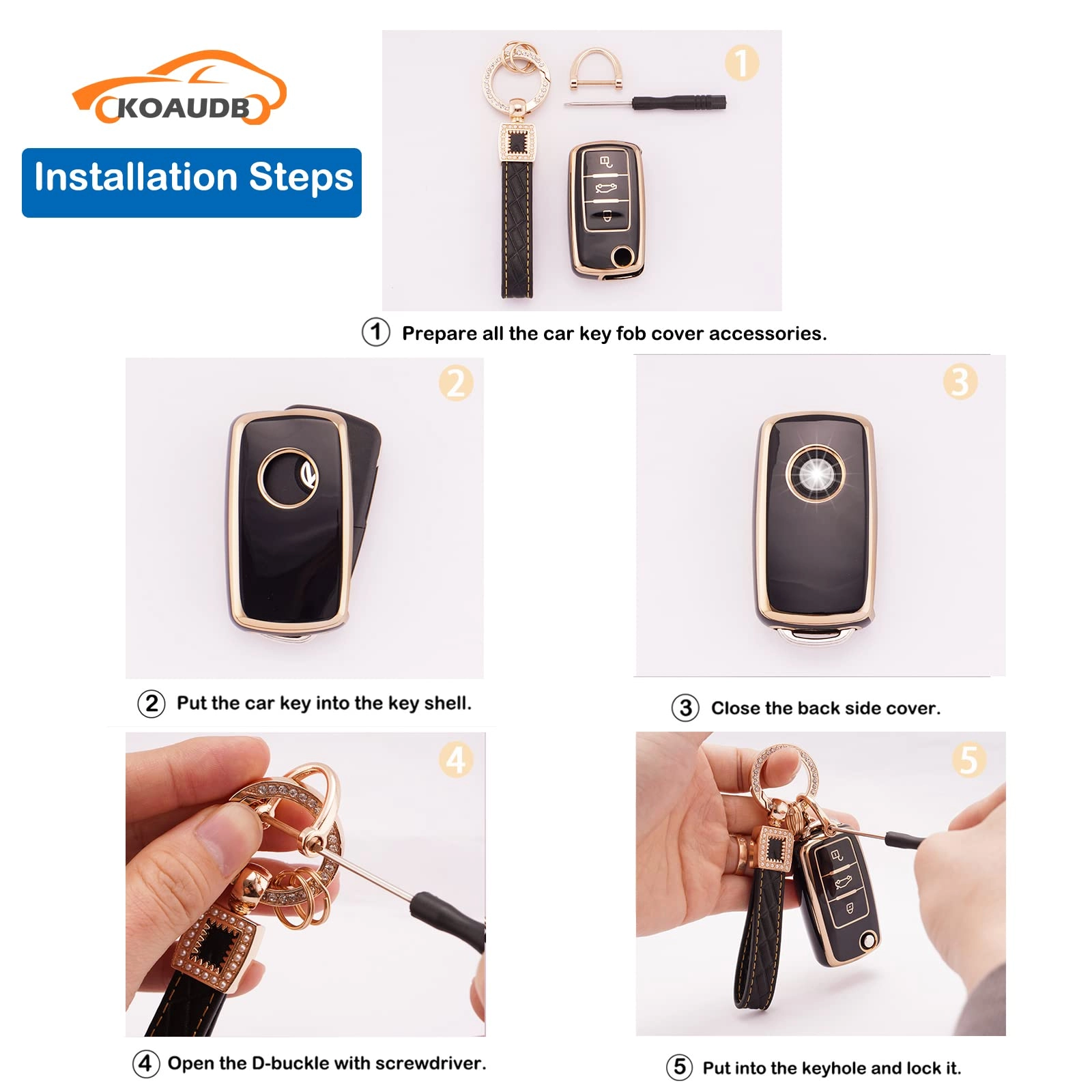 Car Key Cover - Solid