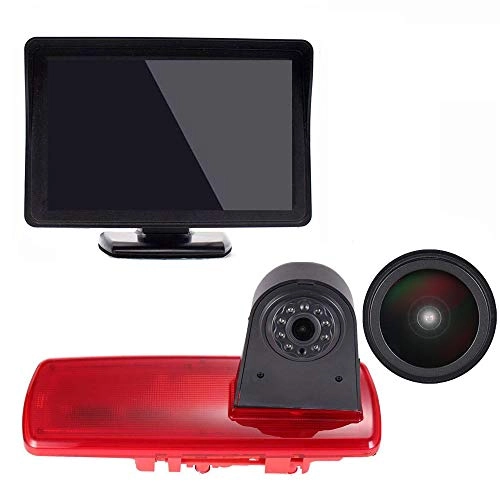 Brake Light Reversing Camera + Rear View Mirror Monitor - Night vision 628 x 586 pixels