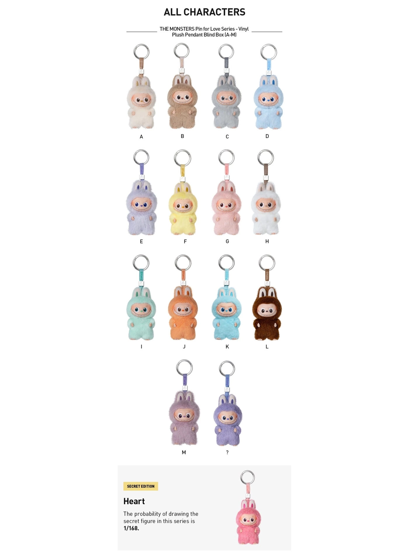 Labubu - The Monsters - Vinyl Plush Pendant Single Blind Box