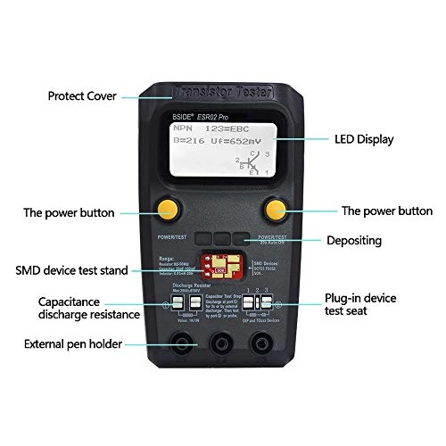 ESR02 Pro - Transistor Tester Multifunctional