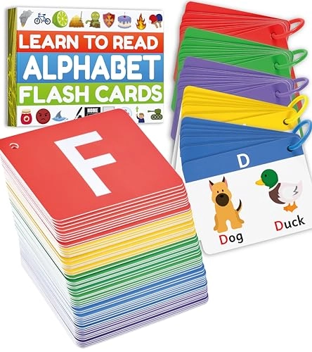 THE BAMBINO TREE Alphabet Flash Cards - 3-6