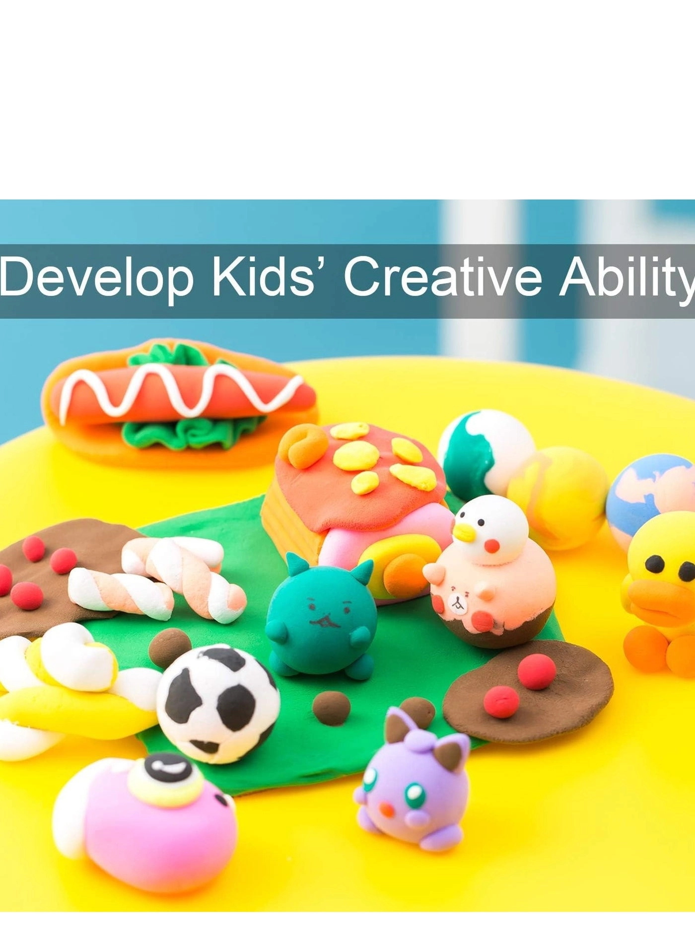 Air Dry Clay - 500g 36pcs.