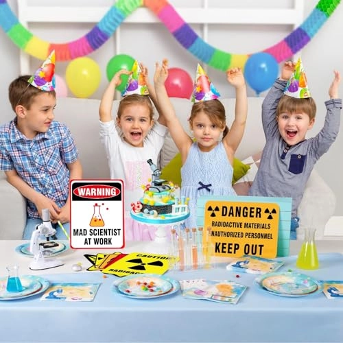 Science Signs - 9 PCS Birthday