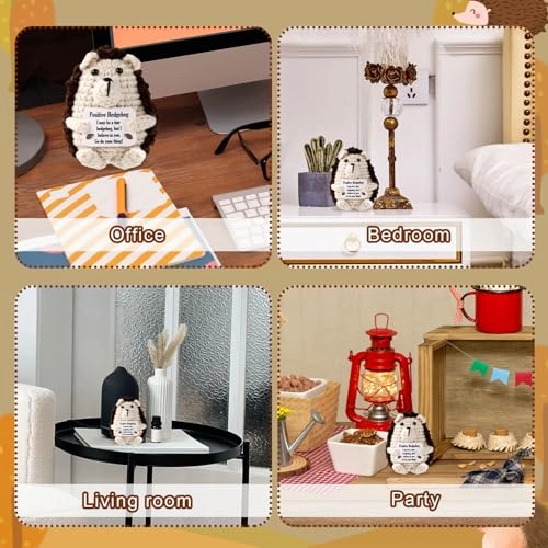 Hedgehog Positive 9 cm Crochet