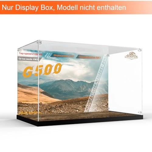 Acrylic Display Case for LEGO Technic 42177 Mercedes-benz G 500 Professional Line - 3mm thickness