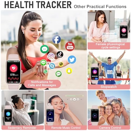 Fitness Tracker - 24/7 Heart Rate Blood Oxygen Sleep Tracker