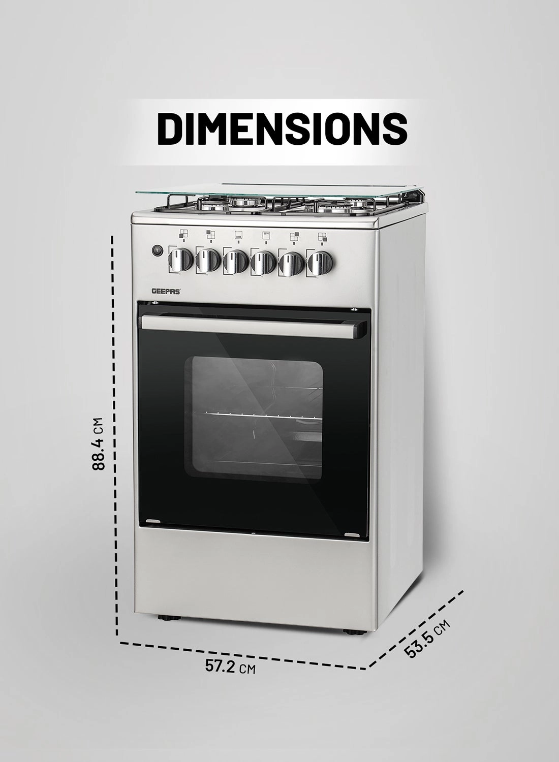 GCR5555 GAS Cooker