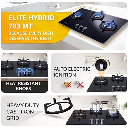 ELITE HYBRID 703 MT Gas hob