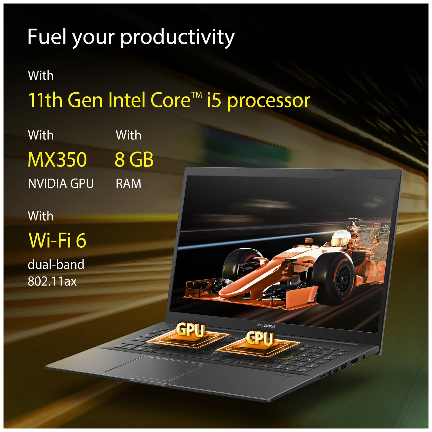 Vivobook 15 OLED K513EQ - 15.6'' Core i5-1135G7 8GB DDR4 512GB SSD