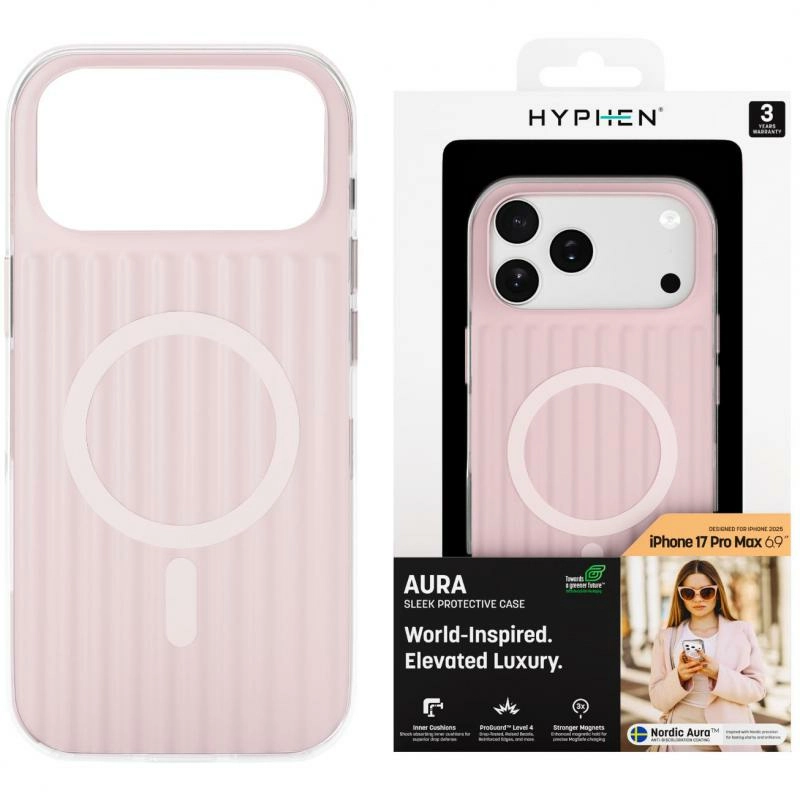 Hyphen Aura Back Cover Mobile Case with MagSafe for iPhone 17 Pro Max