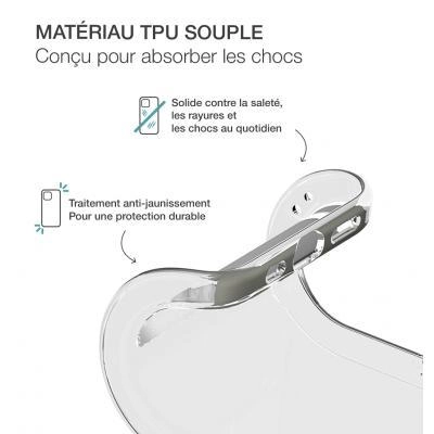 Galaxy S25 Case - Soft Transparent + Screen protector - 9H tempered glass