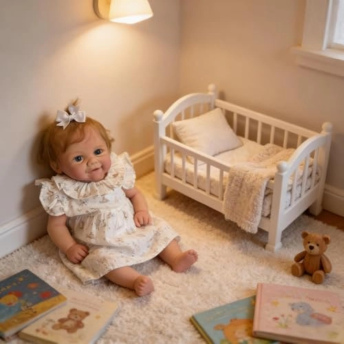 Vivienne Reborn Baby Doll - 19 inch Vinyl girl Ages 3+