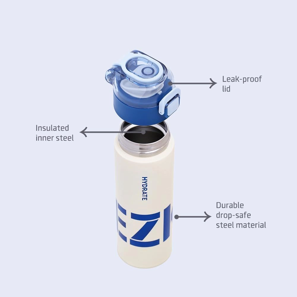 Insulated Stainless Steel Travel Water Bottle - 550ml