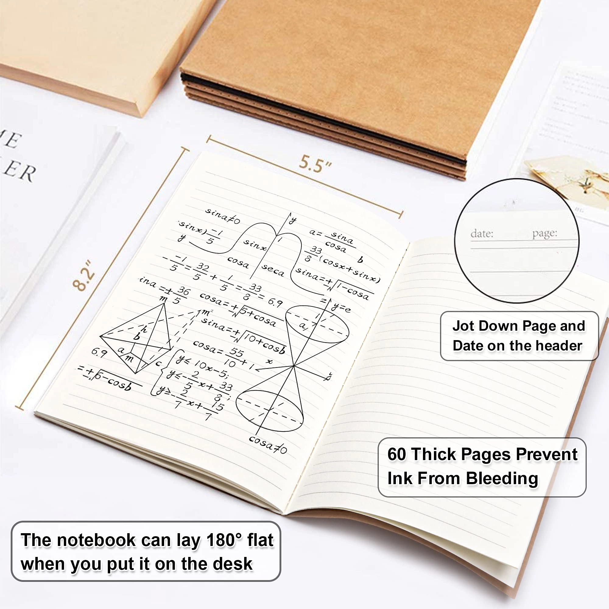 Composition Notebook A5 Softcover - Lined 30 Sheets